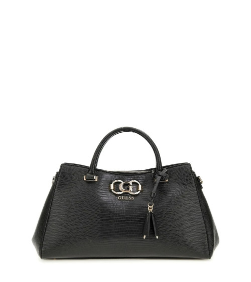 GUESS Salinge Taupe Satchel - Stylish and Functional Handbag